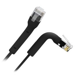 SAFIRE UTP6A-FLEX-3BK Cat6a UTP savienojuma kabelis, 3m, melns