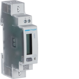 Hager ECP140D 1-Phase kWh Meter Direct 40A 1 Module MID