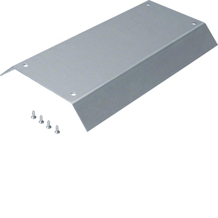 Hager AKB41500402 Blind Lid 400mm 45° Two-Sided for AK 150x40 Trunking
