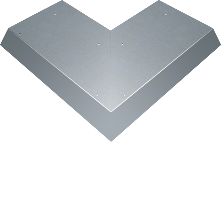 Hager AKBA2500701V Blind Lid Extension Corner 100EW for AK 250x70