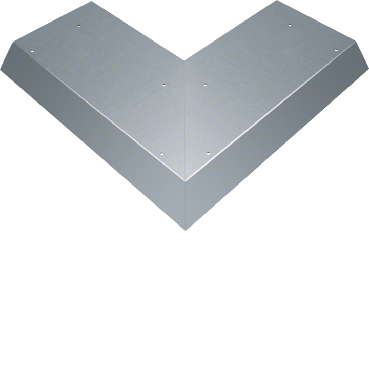 Hager AKBA2000701V Blind Lid Extension Corner 100EW for AK 200x70