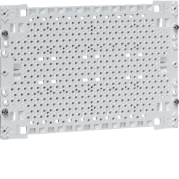 Hager UM00M5 Multimedia Kit with Socket Outlet and Patch Panel