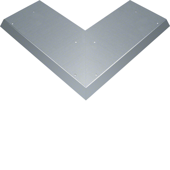 Hager AKBA2000401V Blind Lid External Corner 100EW for AK Trunking 200x40mm