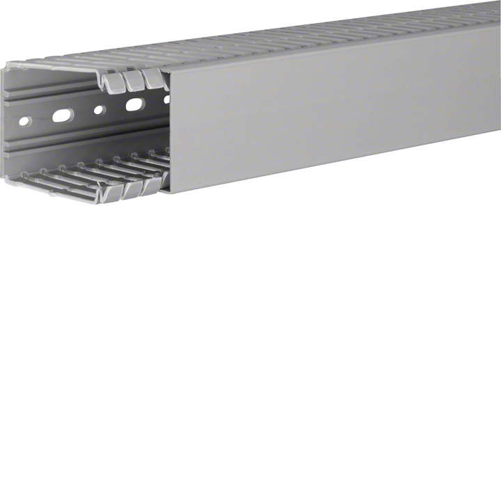 Hager BA780060 Slotted Panel Trunking 80x60mm Grey