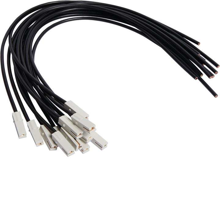 Hager KZ062 Connecting Cable 500mm Black 6mm²