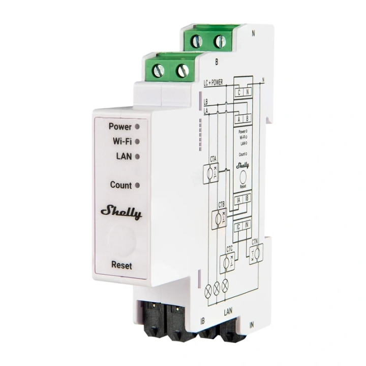 Shelly Pro 3EM 120A v2