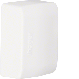 Hager ATA123069016 End cap for ATEHA duct, 12x30 mm, traffic white (RAL 9016)