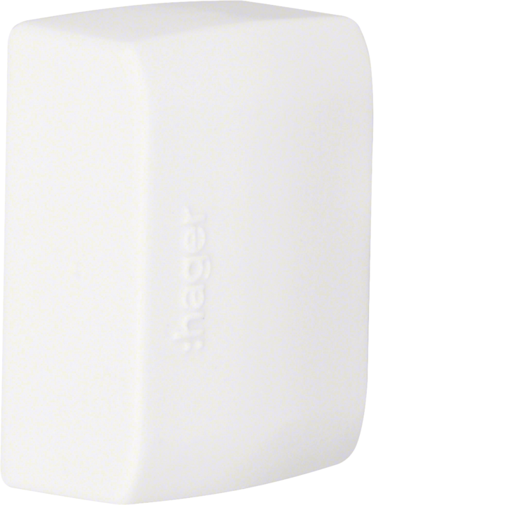 Hager ATA123069016 End cap for ATEHA duct, 12x30 mm, traffic white (RAL 9016)