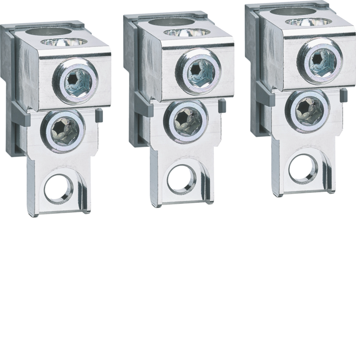 Hager HYT007H Cage Terminal Distribution Block 3P 35-120mm² Cu/Al