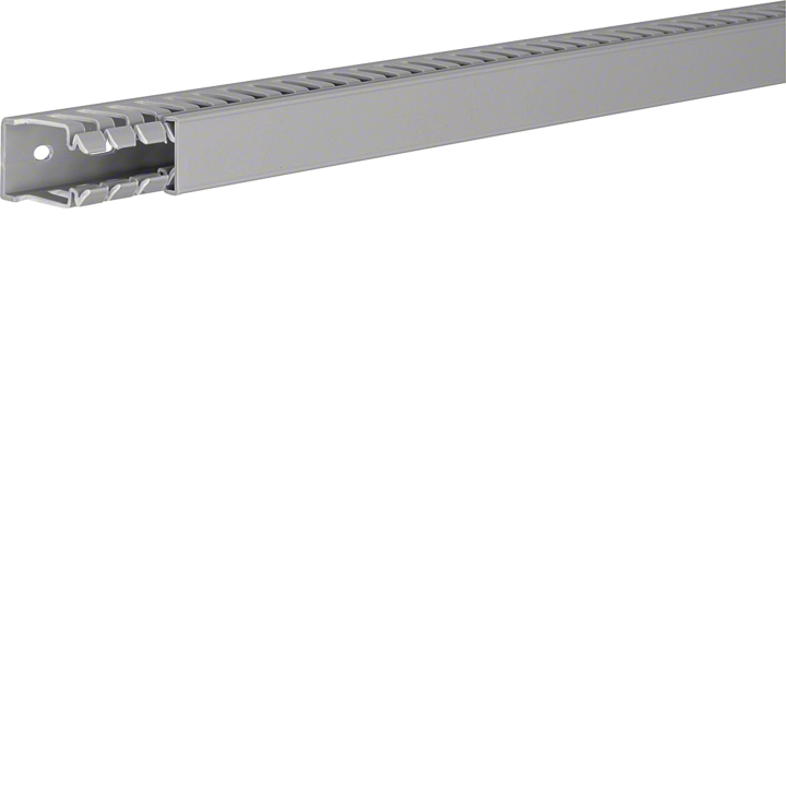 Hager BA740025 Slotted Panel Trunking 40x25mm, Grey
