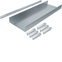 Hager AKU2500701 On-Floor Trunking Base 250x70mm