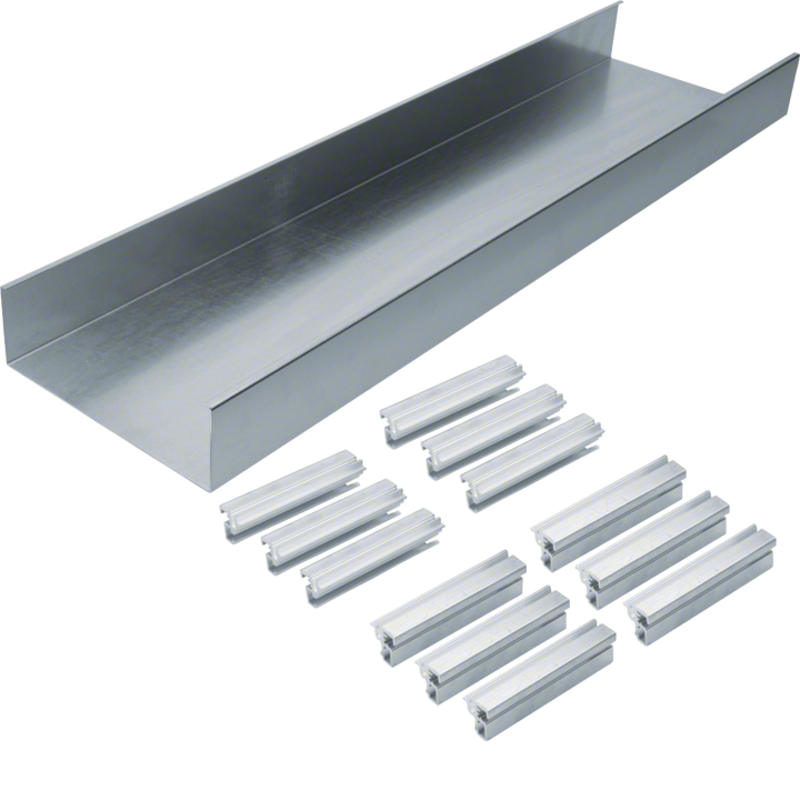 Hager AKU2000702 On-Floor Trunking Base 200x70mm