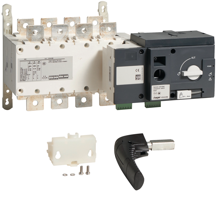 Hager HIB440M Motorized Transfer Switch 4P 400A