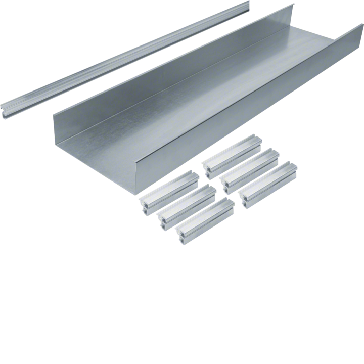 Hager AKU2000701 On-Floor Trunking Base 200x70mm