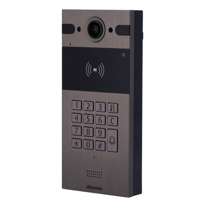 AKUVOX AK-R25K IP video durvju stacija ar PoE, NFC/RFID, IP65