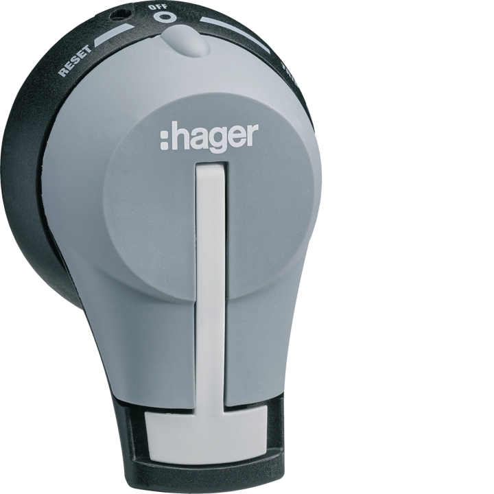 Hager HXS901H rotējošais rokturis S1 IP55 (P160-250)