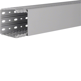 Hager BA780080 Slotted Panel Trunking 80x80mm, Grey