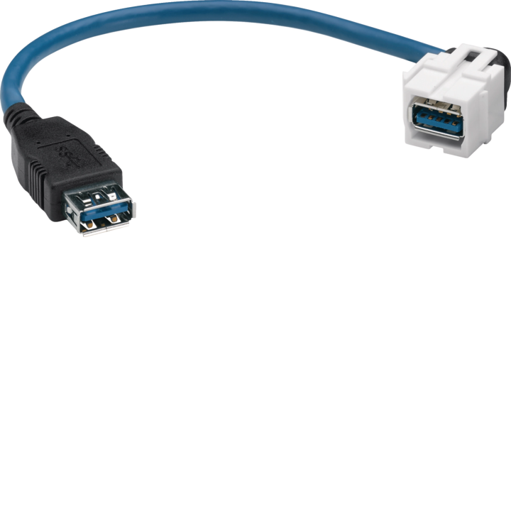 Модульный ин서트 Hager GMKUSB3A для USB3 Type A