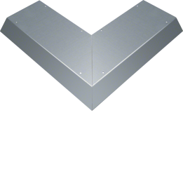 Hager AKBA2500701 Blind Lid External Corner 90° for AK Trunking 250x70mm