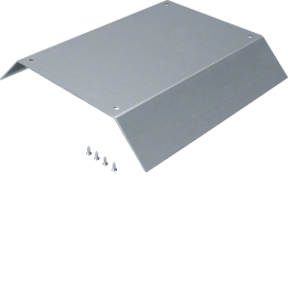 Hager AKB42500702 Blind Lid 400mm 45° Two-Sided for AK 250x70 Trunking