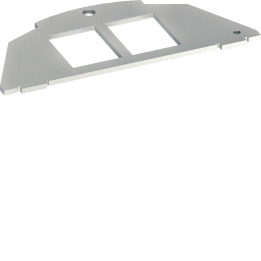 Hager BSM012 atbalsta plāksne, tips 01, 193x148 mm, 2 grupa