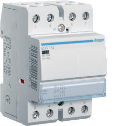 Hager ESC442 Contactor 40A 2NO+2NC 230V AC