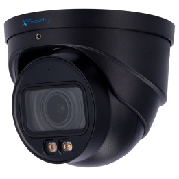 X-SECURITY XS-IPT990ZA-4P-DL-WIZ-BLACK 4MP tornīša IP kamera PoE Wi-Fi IP67