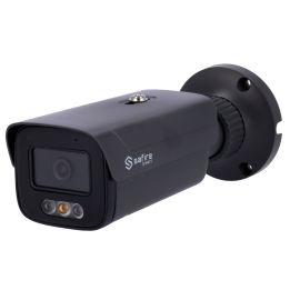 SAFIRE SMART SF-IPB380A-4I1-DL-GREY 4MP Bullet IP Camera with PoE, Wi-Fi, Dual Illumination, IP67