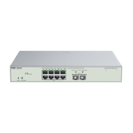 REYEE RG-NBS5300-8MG2XS-UP Managed PoE+ Switch, 5x 10GbE, 1000 Mbps Wi-Fi Throughput