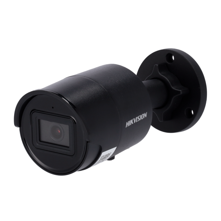 HIKVISION PRO DS-2CD2046G2-IU(2.8mm)(C)(BLACK) 4MP Outdoor Bullet IP Camera with PoE, IP67, IR 40m, Built-in Mic