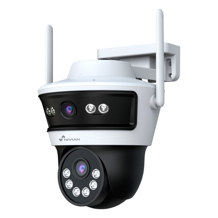 NIVIAN RETAIL NV-MOTOCAM30DUAL-W6 3MP PTZ IP kamera ar Wi-Fi, PoE, ONVIF, IP66, IR 20m