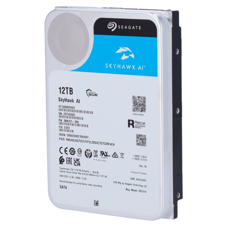 Жесткий диск SEAGATE HD12TB-S-AI, 12ТБ, для видеонаблюдения
