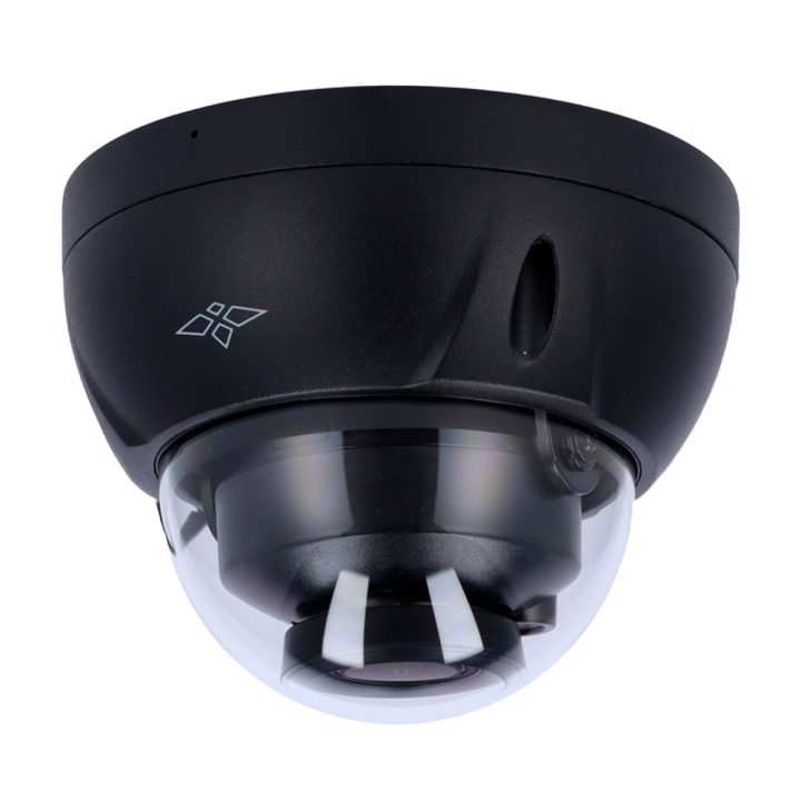XS-IPB830ZWA-4P-AI-BLACK X-SECURITY 4MP IP67 PoE Dome Camera with AI, Wi-Fi, and IR 40m