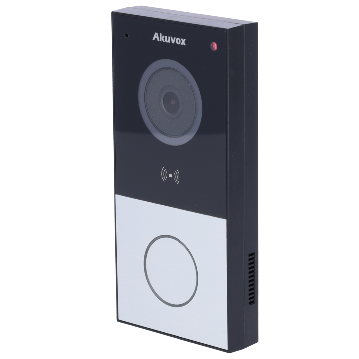 AKUVOX AK-E12S IP video domofona ārējā stacija ar BLE, NFC, RFID, PoE, IP65