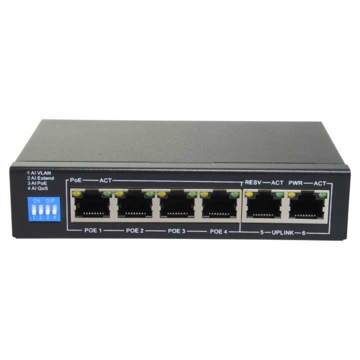 SAFIRE SF-SW0604POE-60 5-Port Managed PoE Switch