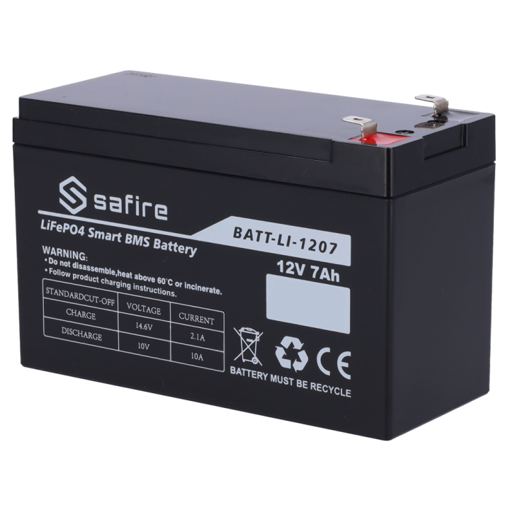 SAFIRE BATT-LI-1207 12V Battery / Powerbank