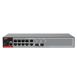 Коммутатор RUIJIE RG-S2915-10GT2MS-P-L, управляемый PoE, 8x Gigabit PoE + 2x SFP + 1x Console