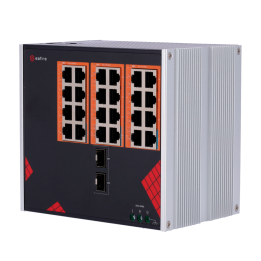 SAFIRE SF-SWI2624HIPOE-GF-AC-390-DIN Managed PoE Switch 21-Port Gigabit 390W DIN Rail