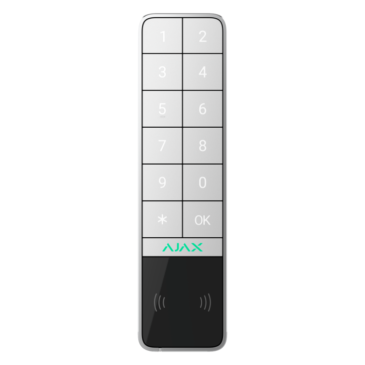 AJAX AJ-KEYPADOUTDOOR-W bezvadu āra tastatūra