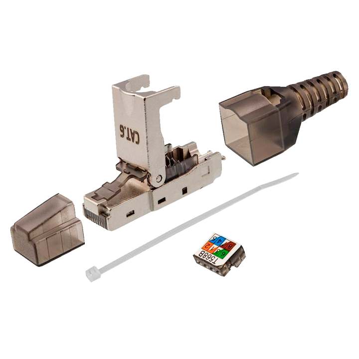 CON300-FTP6-TL RJ45 Cat6 FTP Connector