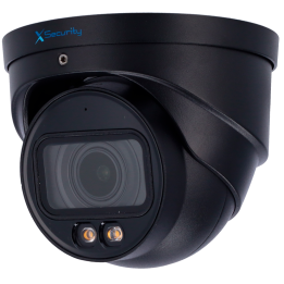 X-SECURITY XS-IPT990ZA-6P-DL-WIZ-BLACK 6MP Turret IP Camera with PoE and Wi-Fi