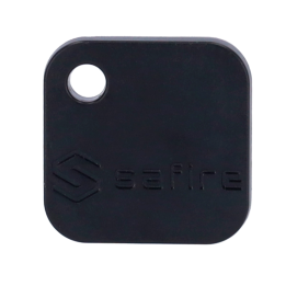 CARDCUBE SF-TAG-MF-BK RFID Keychain Tag (MIFARE Classic, 13.56 MHz, Black)