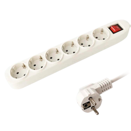 PDU-6P-SWITCH MARCA BLANCA 16A MCB