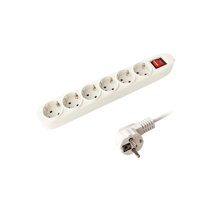 PDU-6P-SWITCH MARCA BLANCA 16A MCB