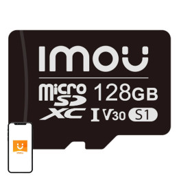 Карта памяти IMOU ST2-128-S1, 128GB microSD (UHS-I, Class 10/U3/V30, 95/38 MB/s)