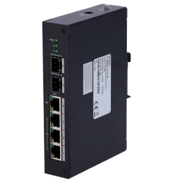X-SECURITY XS-SW0604HIPOE-MF-120-DIN 5-Port Gigabit Managed PoE Switch, 120W