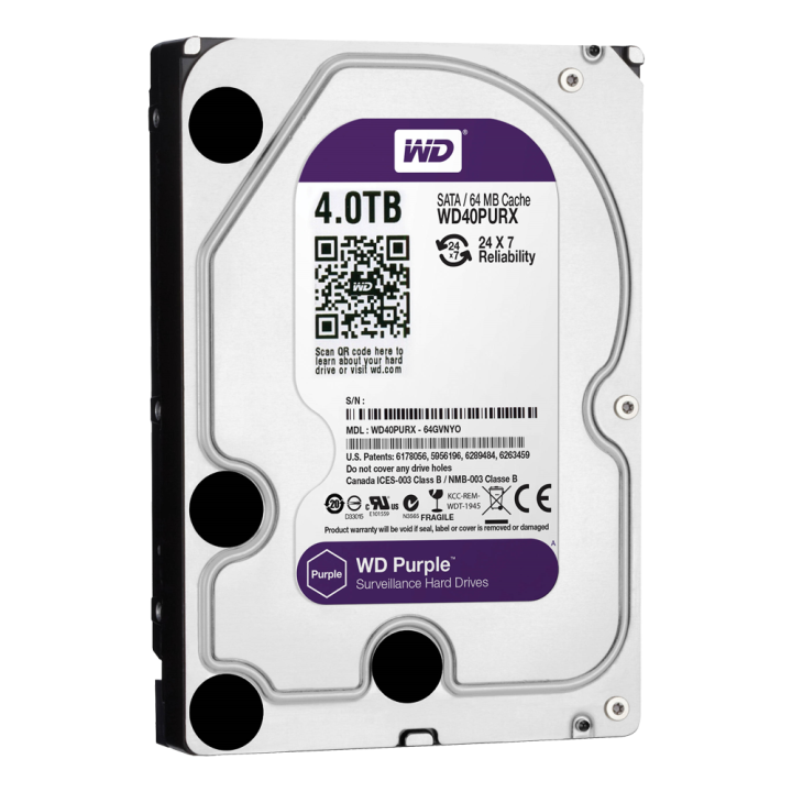 Western Digital HD4TB 4TB HDD для видеонаблюдения
