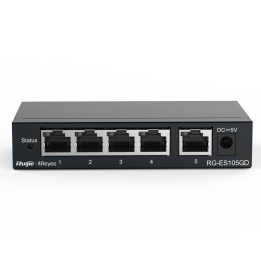 REYEE RG-ES105GD 5-портовый Gigabit PoE коммутатор 65W