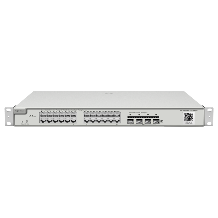 REYEE RG-NBS3200-24GT4XS-P PoE+ коммутатор 24 порта Gigabit 10G