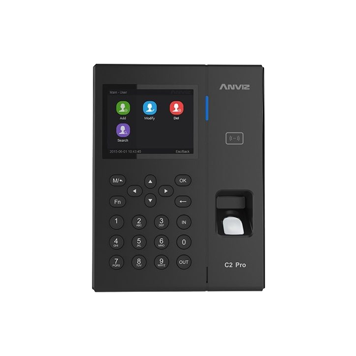 ANVIZ C2PRO-DUAL sejas un pirkstu nospiedumu terminālis